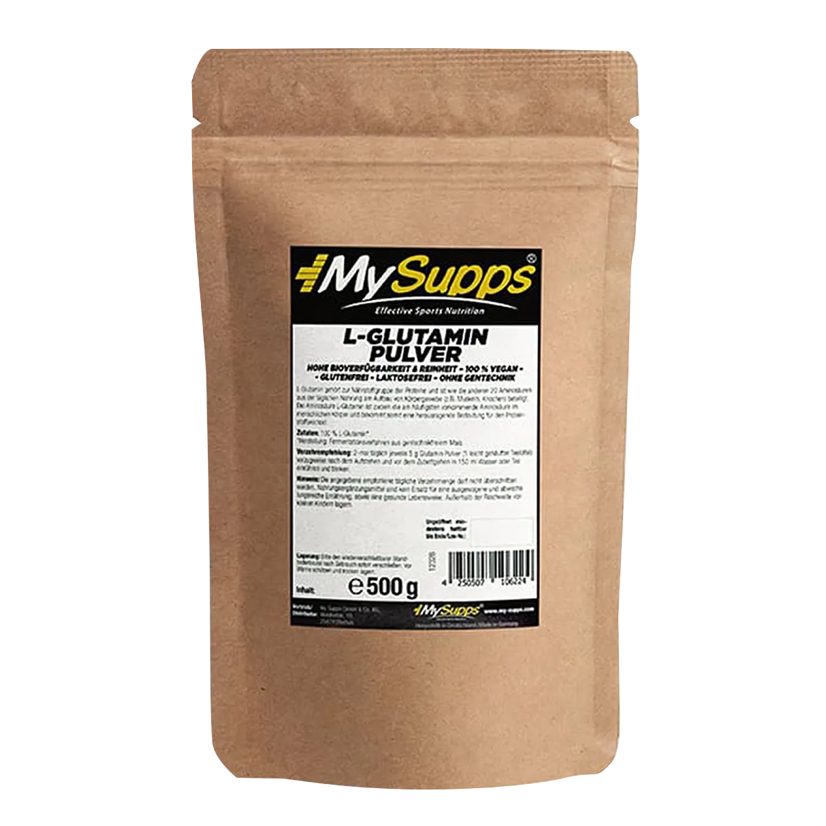 My Supps L-Glutamin Pulver - 500g