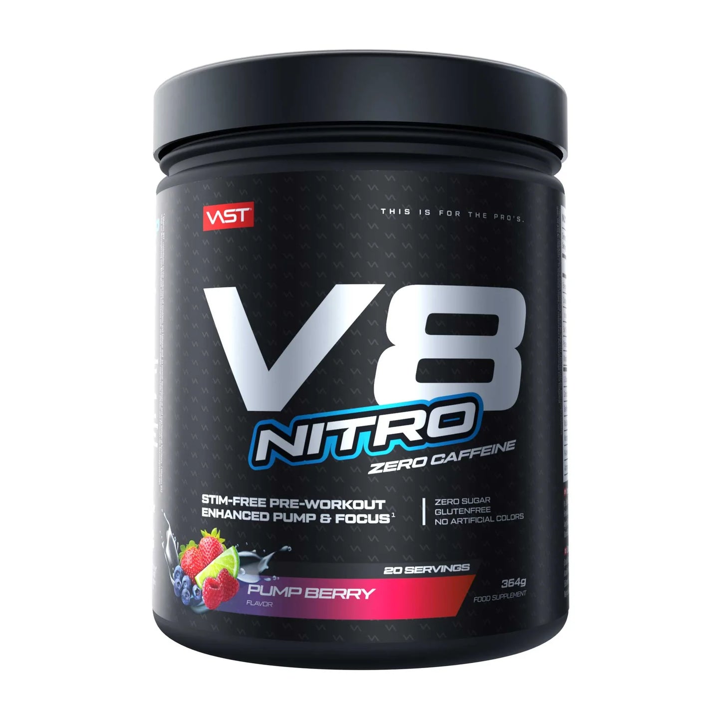 VAST V8 NITRO Zero Caffeine - 364g