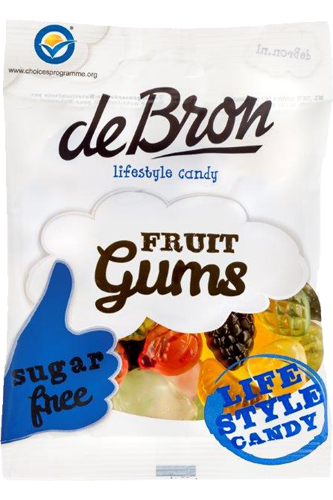 de Bron Low Sugar Fruit Gums - 100g