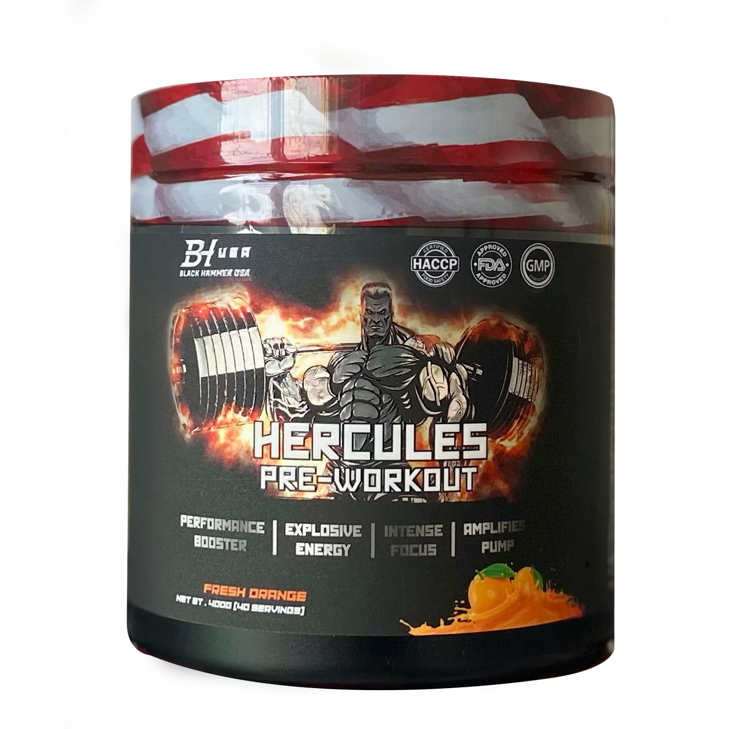 Black Hammer USA HERCULES Pre-Workout - 400g