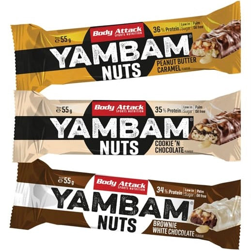 Body Attack YAMBAM Nuts Bar - 55g