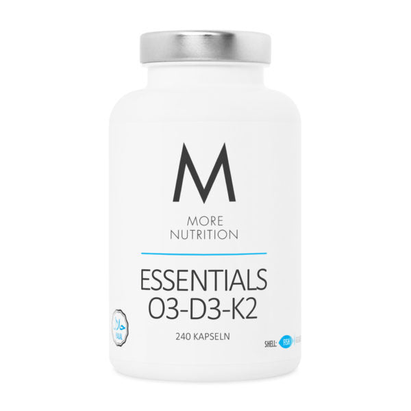MORE NUTRITION Essentials O3-D3-K2 - 240 Kapseln (nur in Münster).