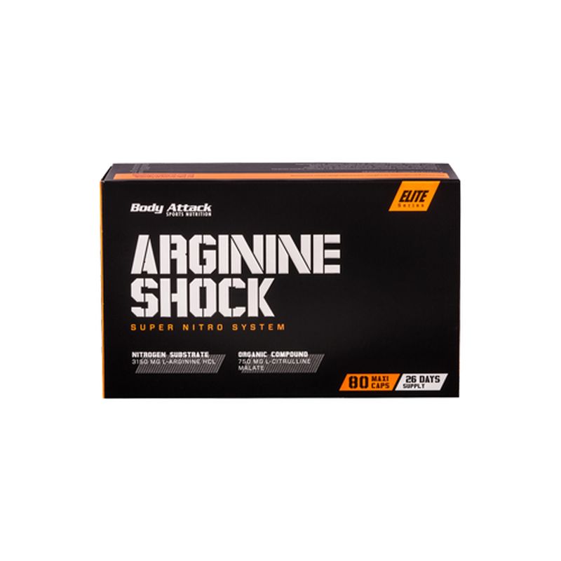 Body Attack Arginine Shock - 80 Kapseln