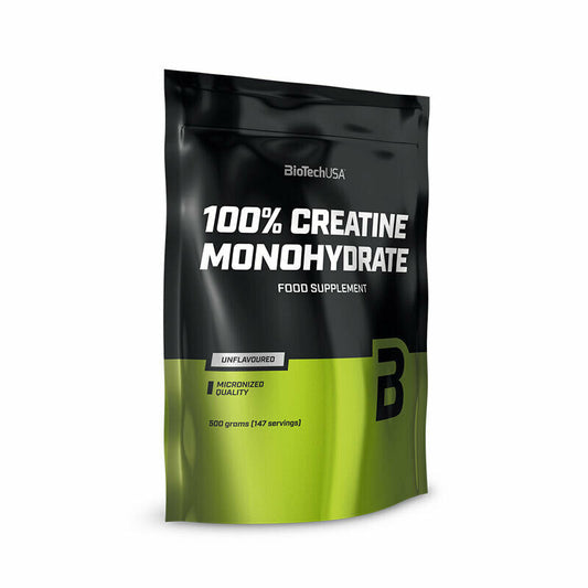 BioTech USA Creatine Monohydrate Beutel - 500g.