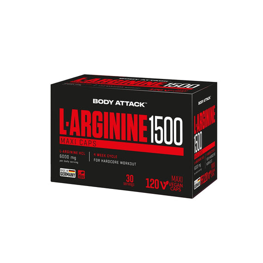 Body Attack L-Arginine 1500 - 120 Kapseln
