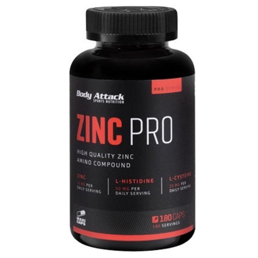 Body Attack Zinc PRO - 180 Kapseln.