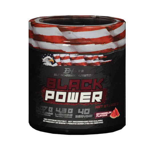 Black Hammer USA Black Power Pre Workout Booster - 400g