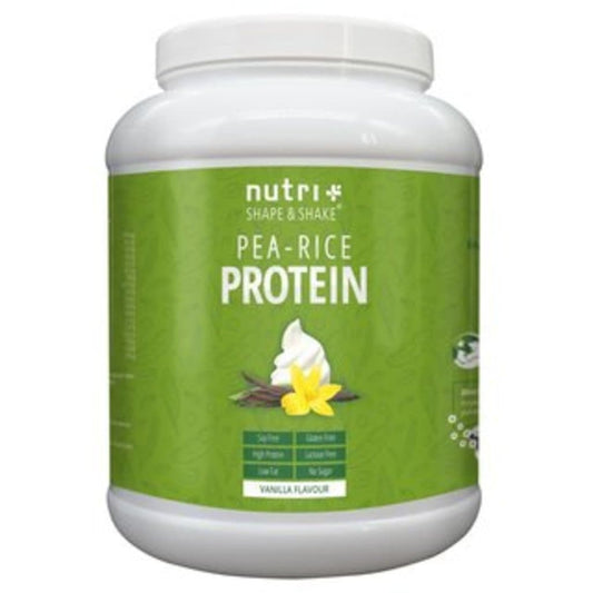 Nutri-Plus Shape & Shake Vegan Erbsen-Reisprotein - 1000g.