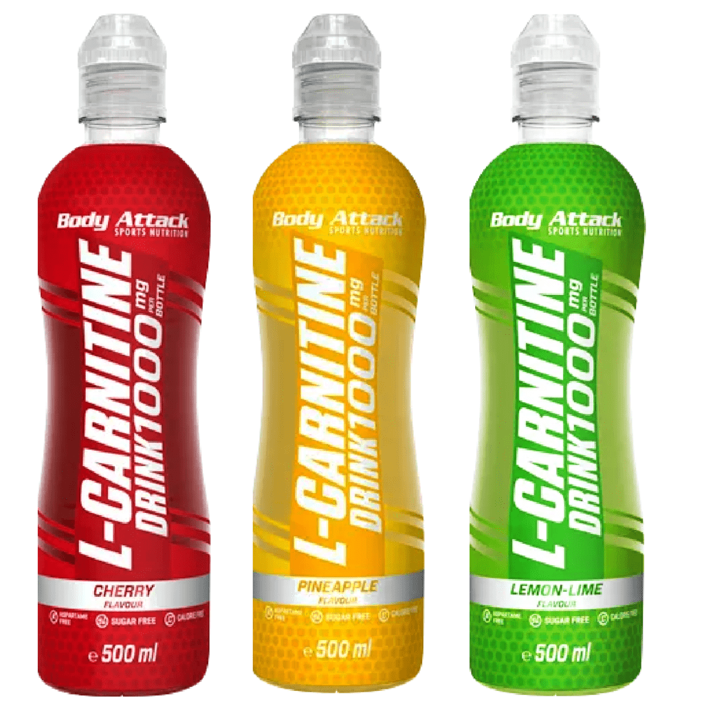 Body Attack L-Carnitine Drink - 500ml (inkl. 0,25€ Pfand).